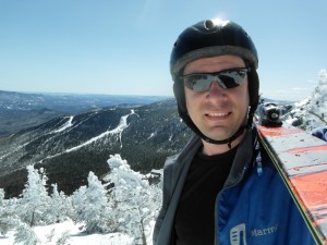 Steve in the Climbing Gully